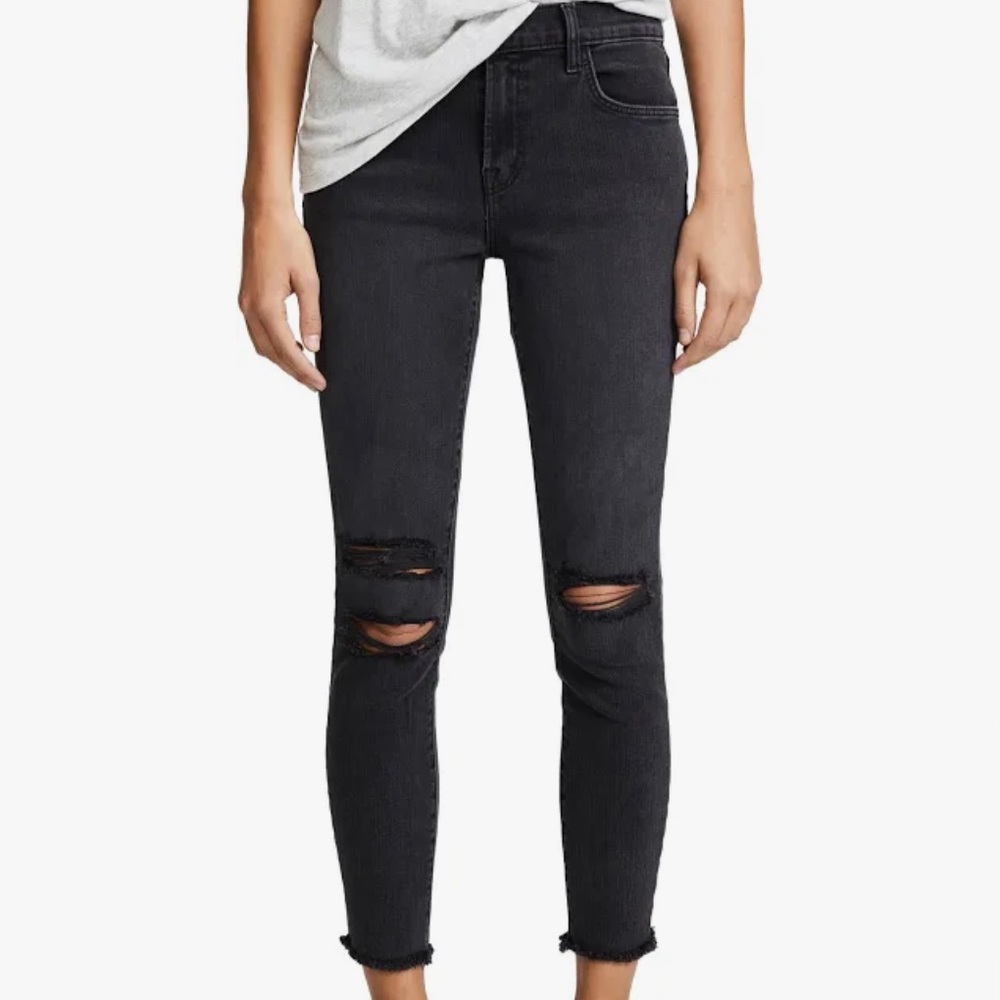 J Brand Cropped Skinny Jeans in Mercy